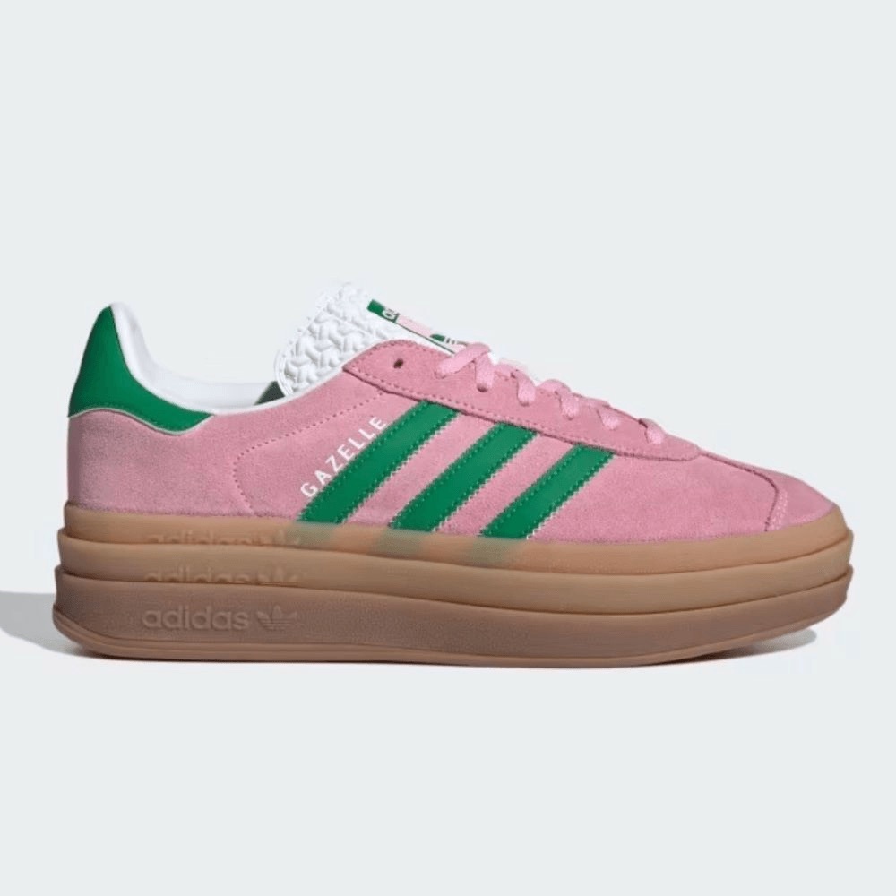 Adidas Gazelle Pink and Green Women's Sneakers